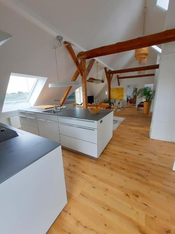 Luxurioeses Loft Mit Schoenem Blick 特雷姆斯比特尔 外观 照片